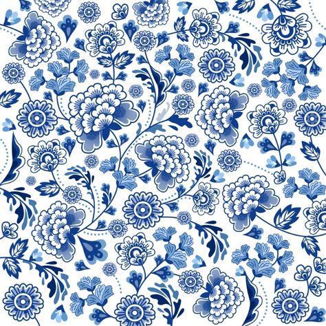 porcelain, Chinese, pattern, blue... Chinese Patterns Flower, White Print Wallpaper, Chinese Porcelain Pattern, Blue Pottery Designs, Chinoiserie Patterns, Porcelain Pattern, Blue And White Print, Chinese Pattern, Chinese Patterns