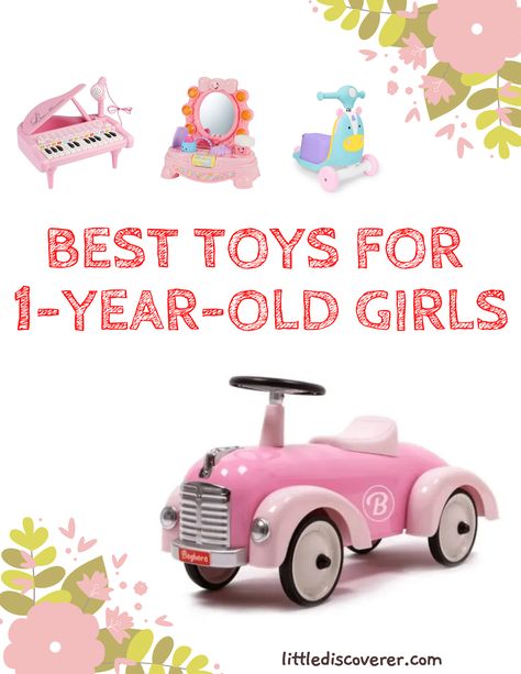 Is your precious daughter's first bithday coming up? It's a daunting task to find the most special gift that your child will adore. That's why we rounded up the best birthday gift and toy ideas for 1-year-old girls. First Birthday Gifts For Daughter, Baby Girl 1st Birthday Gifts, Gifts For Baby Girl 1st Birthday, 1 Year Birthday Gifts Girl, What To Get A One Year Old For Birthday, Gift For 1 Year Baby Girl, Baby First Birthday Gifts, First Birthday Present Ideas Girl, Toys For 1 Year Girl