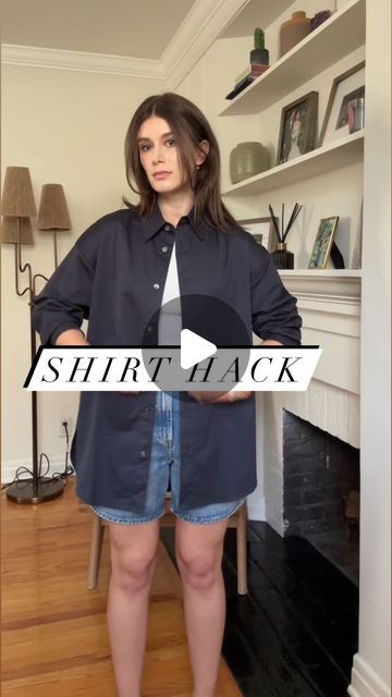 Rebecca Kahane Pankow on Instagram: "Button down shirt #hack . Will you be trying this?" Shirt Hack, Shirt Styling, Shirt Hacks, June 17, Clothing Care, Clothing Hacks, New Wardrobe, Fashion Mode, Mode Fashion