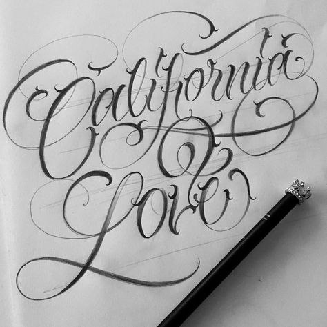 Love Letter Tattoo, Traditional Chicano Tattoos, Chicano Tattoos Lettering, Lettrage Chicano, Tattoo Name Fonts, Tattoo Letras, Best Tattoo Fonts, Art Chicano, Fonts Cursive