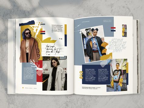 Editorial Fashion Layout, Yearbook Design Layout, Fashion Magazine Design Layout, Magazine Page Layouts, Design De Configuration, Seni Mural, Catalog Design Layout, Mises En Page Design Graphique, Fashion Editorial Layout