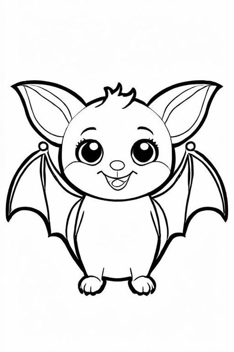 Bat Coloring Page 3 for Kids Colouring Pages, Bat Coloring Pages, Animal Coloring, Animal Coloring Pages, Wild Animal, Young Artist, Coloring Pages For Kids, Animals Wild, Bat