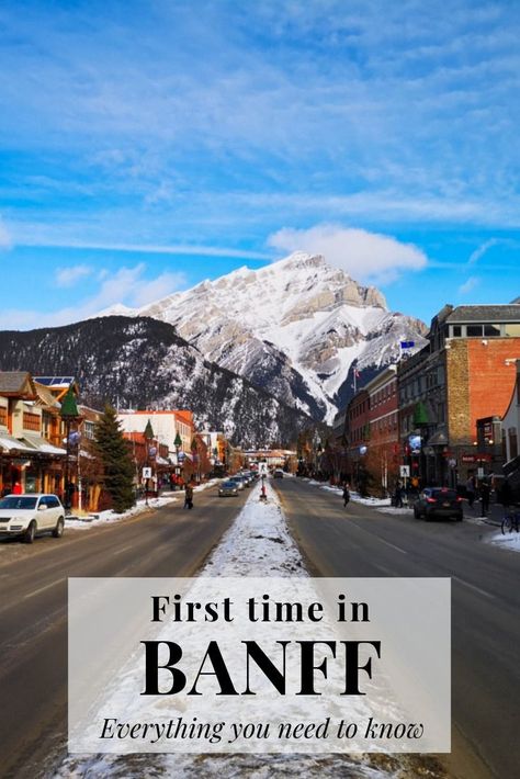 What to do in Banff and everything you need to know before you first visit!  #Banff #Canada #ActivitiesBanff #BanffParkPass #FirstTimeInBanff Canada Destinations, Banff National Park Canada, Alberta Travel, Canada Trip, Packing Travel, Canada National Parks, Banff Canada, Canada Travel Guide, Canadian Travel