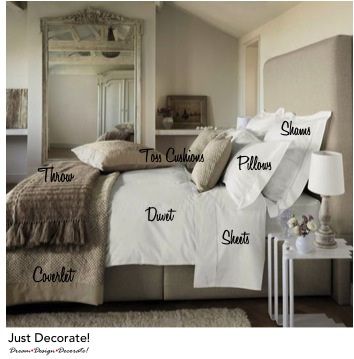 We spend about a third of our lives in bed. Check out these ways to create a gorgeous space to catch some Zzz's. Make Your Bed, Remodel Bedroom, Luxury Decor, Master Bedrooms Decor, How To Make Bed, My New Room, Bed Comforters, Luxurious Bedrooms, New Room