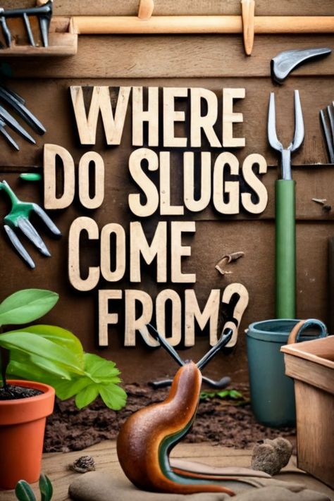 Where do slugs come from? 🐌 Uncover the mystery in our latest blog post and learn how to keep your garden slug-free! Earwigs, How To Keep Slugs Out Of Garden, Slugs In Garden How To Get Rid Of, Slug Trap, Slug Repellant, Getting Rid Of Slugs, Slugs In Garden, Collars Diy, Organic Mulch