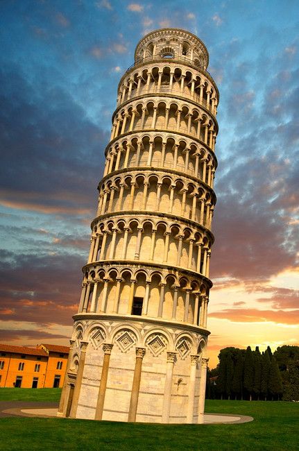 Leaning Tower of Pisa - Tuscany, Italy - Seven Wonders of the Medieval World Palmanova Mallorca, Pisa Tower, Tower Of Pisa, Pisa Italy, Italy Painting, Italy Itinerary, Places In Italy, Pretty Star, Seven Wonders