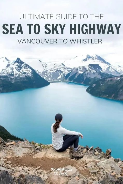 Vancouver Road Trip, Vancouver Things To Do, Joffre Lake, Brandywine Falls, Things To Do In Vancouver, Sea To Sky Highway, Vancouver Travel, Highway Road, Explore Canada