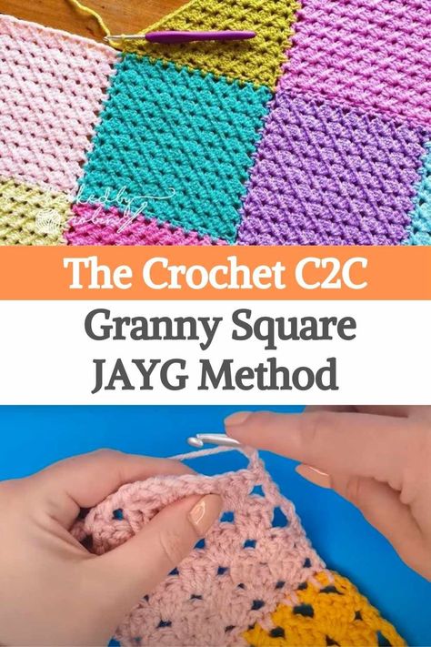 Corner To Corner Crochet Squares, C2c Join As You Go, Join As You Go Granny Square Blankets, Join As You Go C2c, Granny Square Join As You Go, Join As You Go Crochet Blanket, Corner To Corner Granny Square Blanket, Crochet Join As You Go, Join As You Go Crochet Squares
