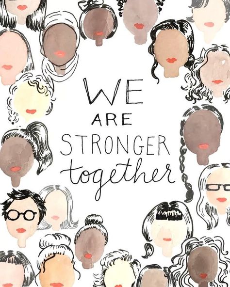 We Are Stronger Together Womens Day Images, Washington Art, Chimamanda Ngozi Adichie, The Future Is Female, Future Is Female, Womens Day, International Women’s Day, Womens March, Womens History Month