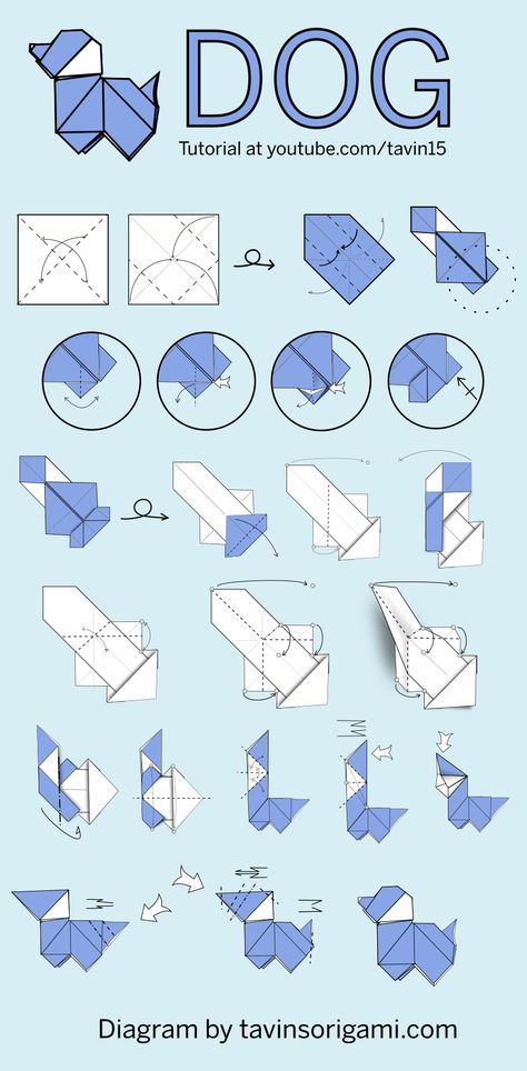 Origami Goat, Origami Instructions Step By Step, Origami Cat Instructions, Sticky Note Origami, Origami Instructions Easy, Easy Origami Animals, Origami Easy Step By Step, Origami Dog, Origami Cube