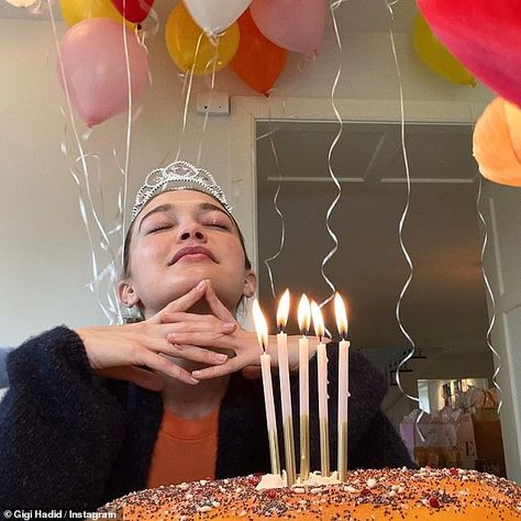 Hadid Instagram, Birthday Goals, Birthday Babe, 23rd Birthday, It S My Birthday, Clip Video, Bday Girl, Happy B Day, Birthday Pictures
