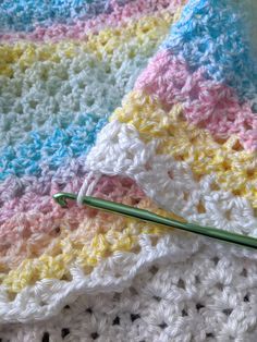 Patchwork, Crochet Ripple Blanket, Baby Afghan Crochet Patterns, Crochet Baby Blanket Free Pattern, Easy Crochet Baby Blanket, Crochet Ripple, Blanket Crochet Pattern, Easy Crochet Blanket, Easy Crochet Baby