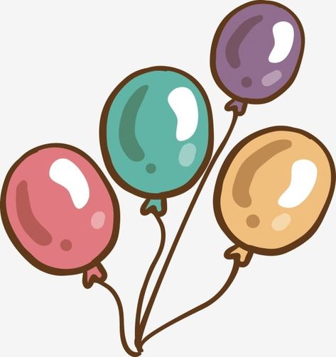 Balloons Cartoon Image, Cute Balloon Drawing, Ballons Cartoon, Draw Balloons, Ballon Cartoon, Balloons Graphic, Cartoon Balloons, Cute Balloons, Balloons Illustration