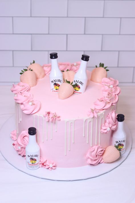 Birthday Cake For Women 21, 18th Birthday Cake Malibu, 21 Year Birthday Cake, 21 Cakes Birthday Turning 21, 21st Birthday Cake For Women, Alcholic Drink Birthday Cake, Finally 21 Cake, 21sr Birthday Cakes For Her, 21st Birthday Aesthetic Cake