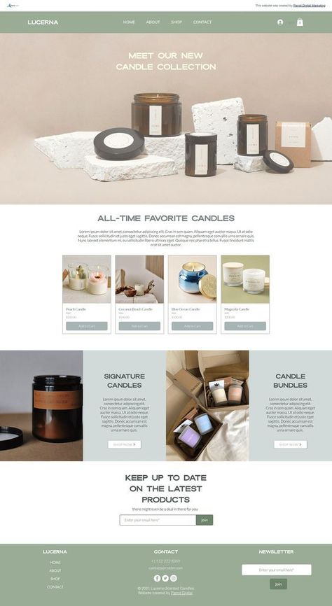 Candle Store | Wix E-commerce Website Template | Online Wix Candle Shop | Wix Template for Online... #design #brandguidelin #onlineshop🍵. Shopify Candle Website, Candle Business Website, Online Shop Website Design Layout, Candle Website Ideas, Candles Website Design, Candle Website Design, Princess Candles, Online Shop Website Design, Candle Website