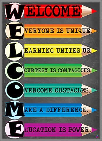 Amazon.com: science teacher classroom decorations Back To School Classroom Door, 3d Learning, Soft Board Decoration, Teacher Wall Art, School Wall Decoration, Classroom Door Decorations, Teacher Wall, Welcome To Class, Back To School Classroom