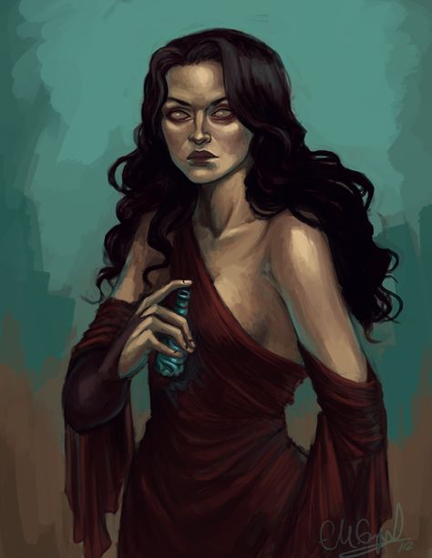 Got inspired in my mythology class after reading about Jason and Medea. I fell in love with Medea's character and felt I needed to get my image of her out on digital canvas. So here's just my portr... Medea Aesthetic, Medea Greek Mythology, Women In Greek Mythology, Greek Deities, Goddess Hecate, Npc Ideas, The Golden Fleece, Greek Pantheon, Golden Fleece