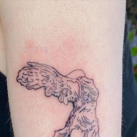 Justine on Instagram: "Custom Nike statue! Thank you so much!!! . . #statuetattoo #nike #nztattoo" Nike Statue, Tattoo Nike, Nike Tattoo, Statue Tattoo, Custom Nike, Custom Nikes, Tattoos And Piercings, Thank You So Much, Piercings