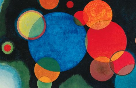 Deepened Impulse (Vertiefte Regung) by Wassily Kandinsky - galleryIntell Art, The Infinity, Wassily Kandinsky, Circles