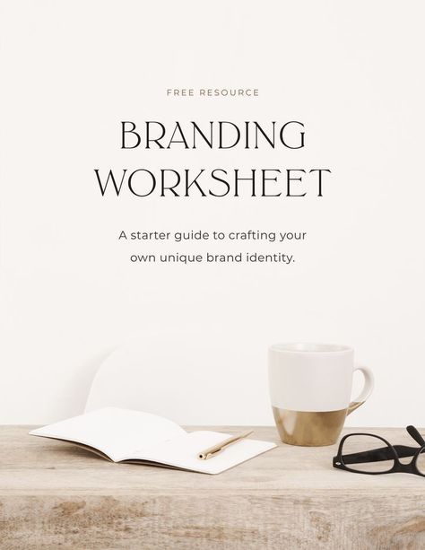 Branding Worksheet, Branding Moodboard, Brand Consistency, Branding Resources, Wellness Business, Branding Tips, Branding Ideas, Blog Logo, Growth Tips