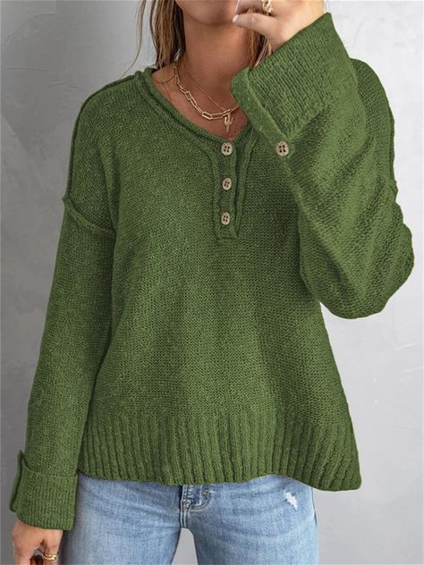 Couture, Golden Yellow Color, Henley Sweater, Hoodie Cardigan, Pocket Cardigan, Off Shoulder Sweater, V Neck Cardigan, Cropped Cardigan, Green Sweater