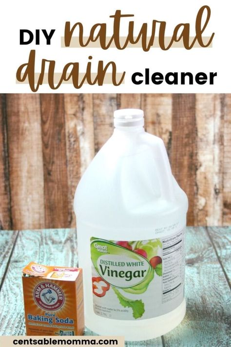 Cleaning Sink Drains, Diy Drain Cleaner, Natural Drain Cleaner, Homemade Drain Cleaner, Baking Soda Drain Cleaner, Sink Drain Cleaner, Diy Shampoo Recipe, Baking Soda And Vinegar, Baking Soda For Hair