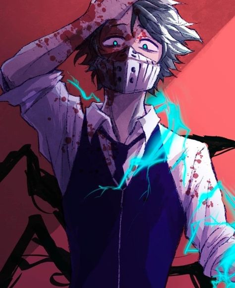 Villian Deku, Deku Cosplay, Tokyo Ghoul Cosplay, Deku Boku No Hero, My Hero Academia 2, Villain Deku, Canine Art, Japanese Animation, Hero Academia Characters