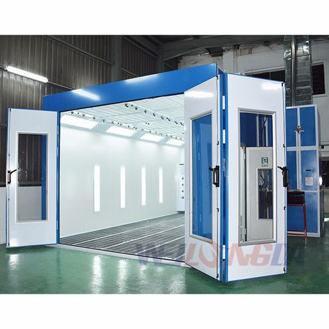 Car Painting Booth, Car Paint Booth Garage, Portable Paint Booth, Paint Booth, Spray Booth, Car Paint, Wall Board, Booth Design, Car Painting