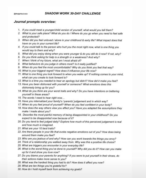 Journal Prompts For Leveling Up, 30 Days Shadow Work, Pandas, Journal Prompts For New Relationships, Long Journal Prompts, Shadow Work Journal Prompts Printable, October Shadow Work Journal Prompts, Journal Prompts For Self Discipline, Self Confidence Shadow Work