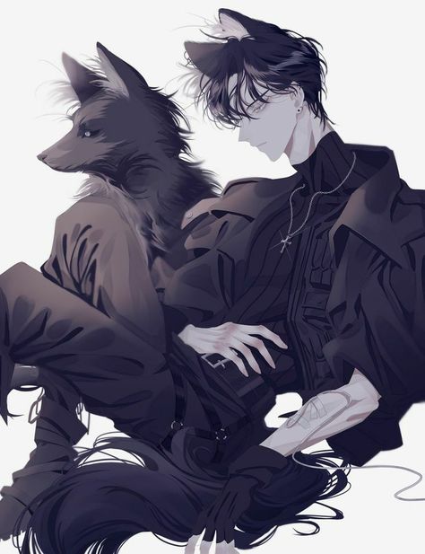 Wolf Boy Anime, Fan Art Anime, Personaje Fantasy, Anime Karakterek, Desen Anime, Japon Illustration, Dark Anime Guys, Anime Lindo, Art Manga