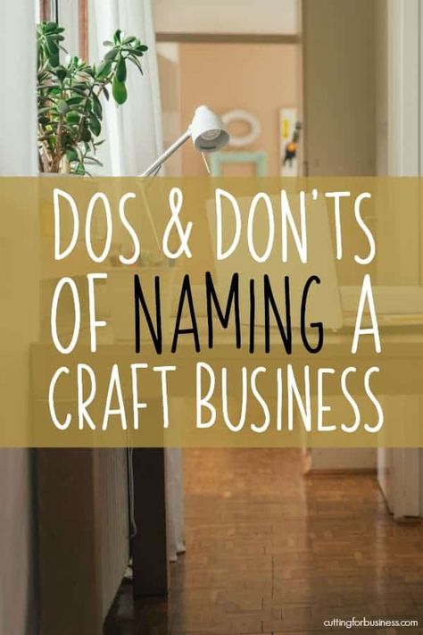 Organisation, Shop Name Ideas, Selling Crafts Online, Starting An Etsy Business, Naming Your Business, Dos And Donts, Small Business Plan, Craft Show Displays, Craft Booth