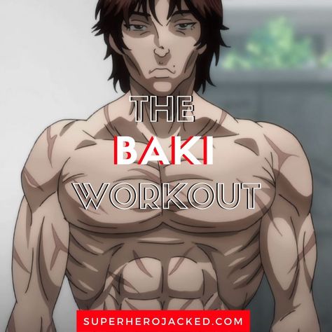 Baki Hanma Bodybuilding, Baki Hanma Exercise, Baki Workout At Home, Baki Hanma Workout Plan, Baki Workout Manga, Baki Hanma Workout Routine, Baki Calisthenics, Baki Workout Routine, Baki Hanma Workout