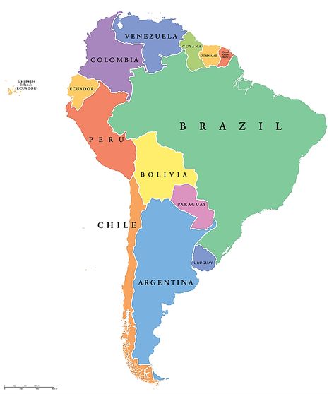 South America Countries Map, South America Map Aesthetic, Peta Amerika, North And South America Map, North America Countries, America Continent Map, South America Art, South America Countries, America Do Sul
