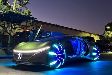 Mercedes Benz Vision Avtr, Mercedes Avtr, Vision Avtr, Normal Cars, Luxury Car Brands, Fever Dream, Sci Fi Comics, Sound Stage, James Cameron