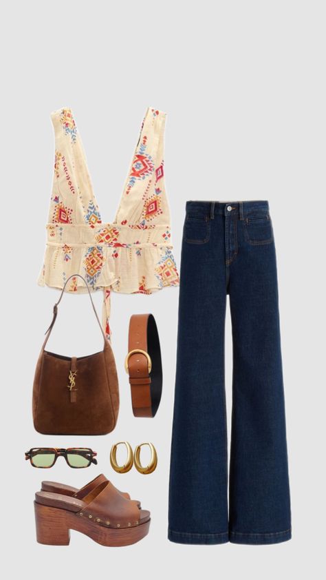 #outfitinspo #boho #summer #spring #ootd #summeroutfit #pinterest #shuffles #outfitideas Traje Cowgirl, Timeless Fashion Pieces, Mode Hipster, Mode Grunge, Rodeo Outfits, Look Boho, Mode Inspo, Fashion Pieces, Mode Inspiration