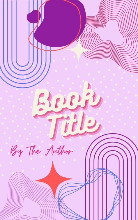 Pink and Girly eBook Cover Template, Abstract eBook Cover Template, Romantic Young Adult's Books Ebook Cover, Pink And Girly, Ebook Cover Design, Notebook Cover Design, Cover Templates, Online Graphic Design, Graphic Design Tools, Cover Template, Books Young Adult