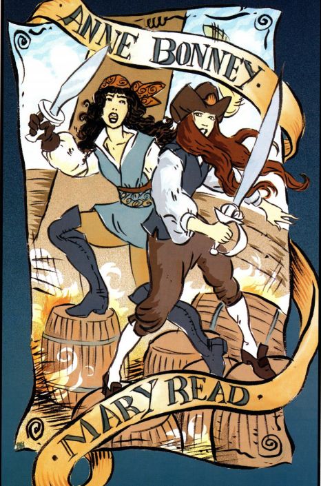 Mary Read, Anne Bonny, Famous Pirates, Pirate Activities, Pirate Queen, Anime Ideas, Pirate Art, Black Sails, Bad Girls Club