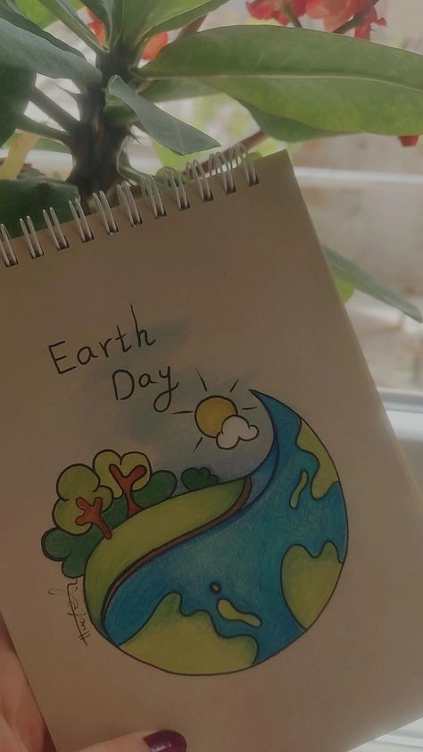 Teachers Day Card Design, Mother Earth Drawing, Save Water Drawing, Save Earth Posters, Save Earth Drawing, Save Water Poster Drawing, Earth Day Drawing, Earth Day Posters, Planet Drawing