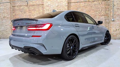 2020 BMW M340i With Audi Nardo Gray Paint Stands Out Nardo Gray Cars, 2020 Bmw M340i, Bmw M340i 2023, Car Color Ideas, Car Colors Paint Ideas, Bmw 340i M Sport, M340i Bmw, Gray Cars, Bmw M340i