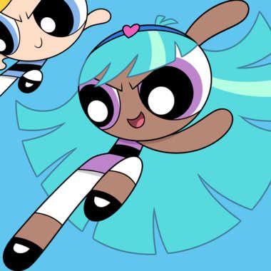 PowerPuff Girls Introduces a New, Fourth Sister Bliss Powerpuff Girls Teenagers, Costumes For Black Women, New Powerpuff Girl, Powerpuff Kızları, Color Wars, Collage Des Photos, Powerpuff Girls Wallpaper, Girls Sister, Powerpuff Girl