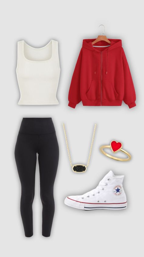 Valentine’s Day Dance Outfit Ideas, Outfits That Go With Red Hair, Estilo Converse, Basic Girl Outfit, Preppy Fits, Preppy Clothes, Preppy Summer Outfits, Casual Preppy Outfits