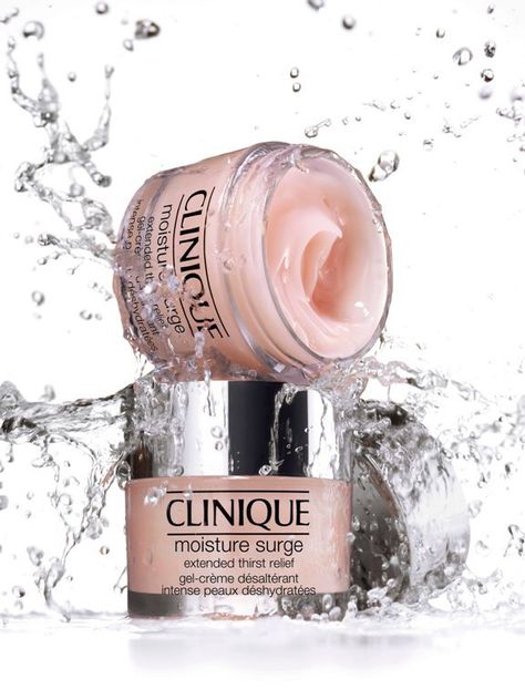 Clinique Moisture Surge Extended Thirst Relief. One of my Top 4 Clinique products. Lemon Face Mask, Water Splashes, Beauty Advisor, Moisture Surge, Cheap Skin Care Products, Clinique Moisture Surge, Clinique Moisturizer, Clinique Makeup, Best Skincare Products