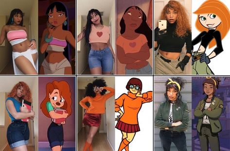 Arthur Characters Costumes, Halloween Costumes Cartoon Characters, Cartoon Characters Costumes Ideas, Costumes For Black Women, Cartoon Character Outfits, Cartoon Halloween Costumes, Cartoon Costume, Character Halloween Costumes, 90s Halloween Costumes