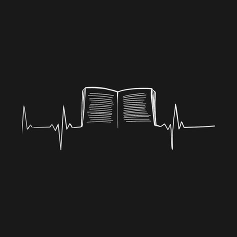 Check out this awesome 'Book+Heartbeat' design on @TeePublic! Book Black Wallpaper, Book Heartbeat Tattoo, Black Book Aesthetic Wallpaper, Heartbeat Aesthetic Wallpaper, Black Wallpaper Book, Heartbeat Wallpaper Black, Black Aesthetic Wallpaper Books, Cute Book Wallpapers Aesthetic, Black Book Wallpaper