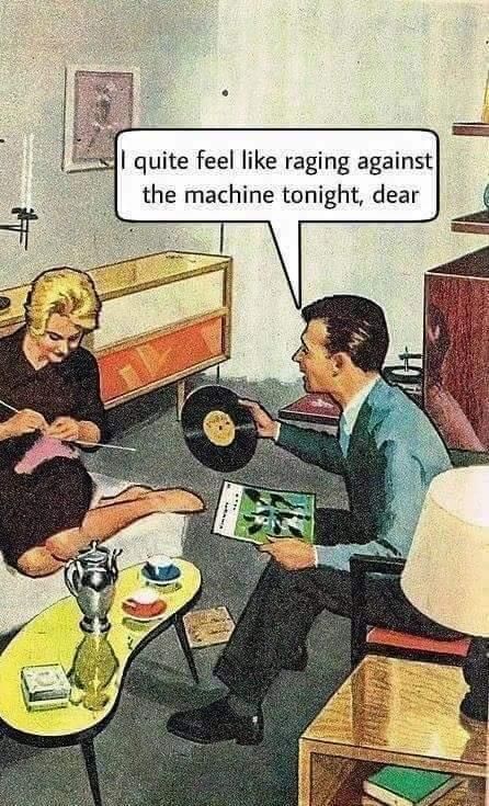 Reign In Blood, Funny Pictures With Captions, Rage Against The Machine, Record Players, Lukisan Cat Air, Six Feet Under, Top Funny, Music Memes, Music Stuff