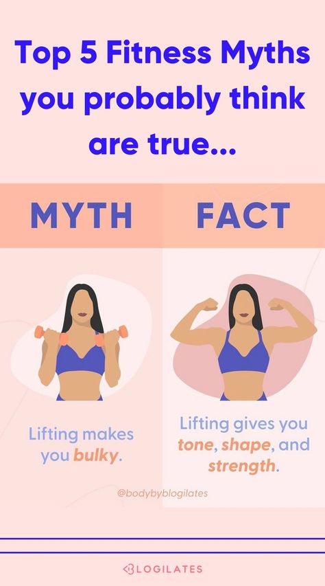 Pop Pilates, Health Myths And Facts, Fitness Myths Vs Facts, Fat Burning Abs, Dream Physique, Cassey Ho, Body Building Tips, Group Fitness Instructor, Health Facts Fitness