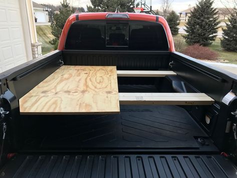 Question: bed platform for 3rd gen Tacoma Tacoma Sleeping Platform, Tacoma Bed Mods, Truck Bed Platform, Tacoma Bed Storage, Tacoma Camping, Tacoma Camper Shell, Truck Topper Camping, Tacoma Build, Truck Topper