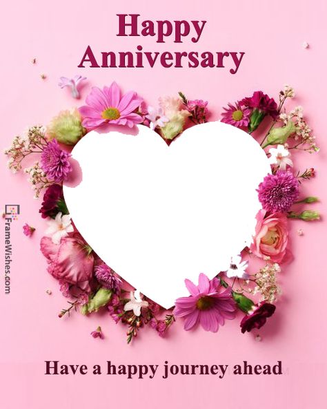 Floral Happy Wedding Anniversary Heart Photo Frame Wedding Anniversary Frames Pictures, Happy Anniversary With Photo, Wedding Anniversary Background Design, Anniversary Wishes Frame, Happy Anniversary Photo Frame Edit, Happy Wedding Anniversary Frame, Anniversary Wishes Photo Frame, Wedding Anniversary Frame Background, Wedding Anniversary Photo Frames