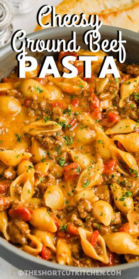 Essen, Beef And Rotel Recipes, Cheesy Casserole Recipes Ground Beef, Rotel Ground Beef Recipes, Ground Beef Pasta Soup, One Pot Pasta Ground Beef, Rotel Pasta Ground Beef, Rotel Pasta Recipes, Cheesy Beef Pasta