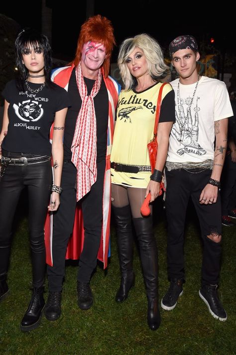 All the Celebrity Halloween Costumes We’ve Been Treated to This Year Casamigos Party, Rockstar Halloween Costume, Harry Styles Halloween, Punk Halloween Costume, Biker Halloween Costume, Rockstar Costume, Rocker Costume, Rock Star Costume, Presley Gerber